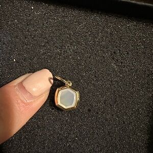 Kendra Scott Mother of Pearl Charm in 18k Gold Vermeil